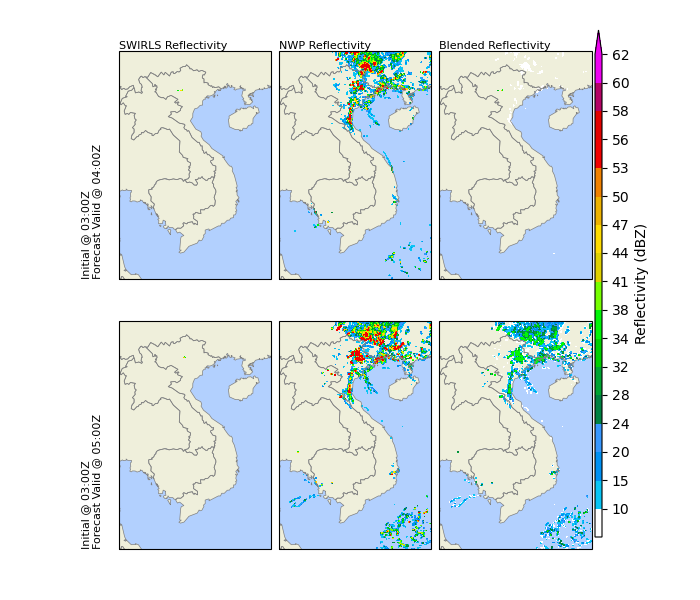 nwp radar qpf vn